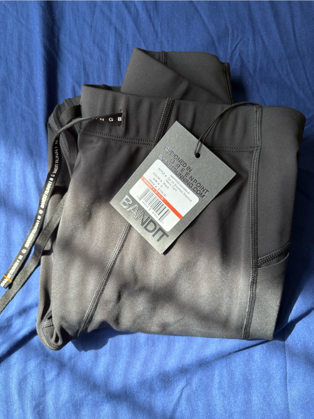 Men’s Brushed Stamina Tights (Bandit) - Picture 3 of 3